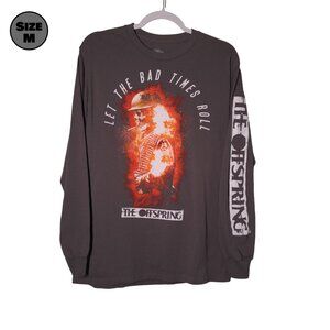 The Offspring: Let The Bad Times Roll USED Long-Sleeve Shirt (M, Gray, Rock)